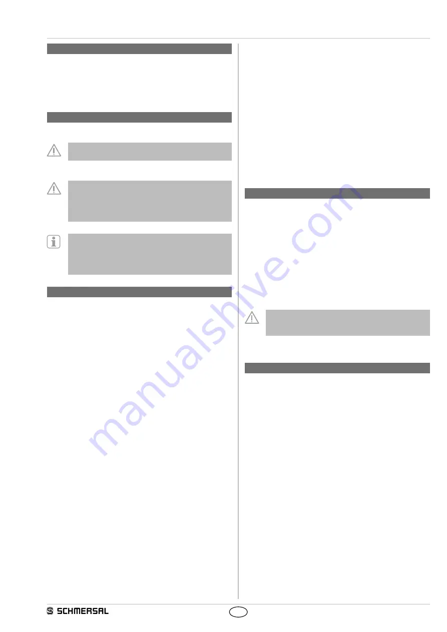 schmersal AES 1175 Operating Instructions Manual Download Page 3