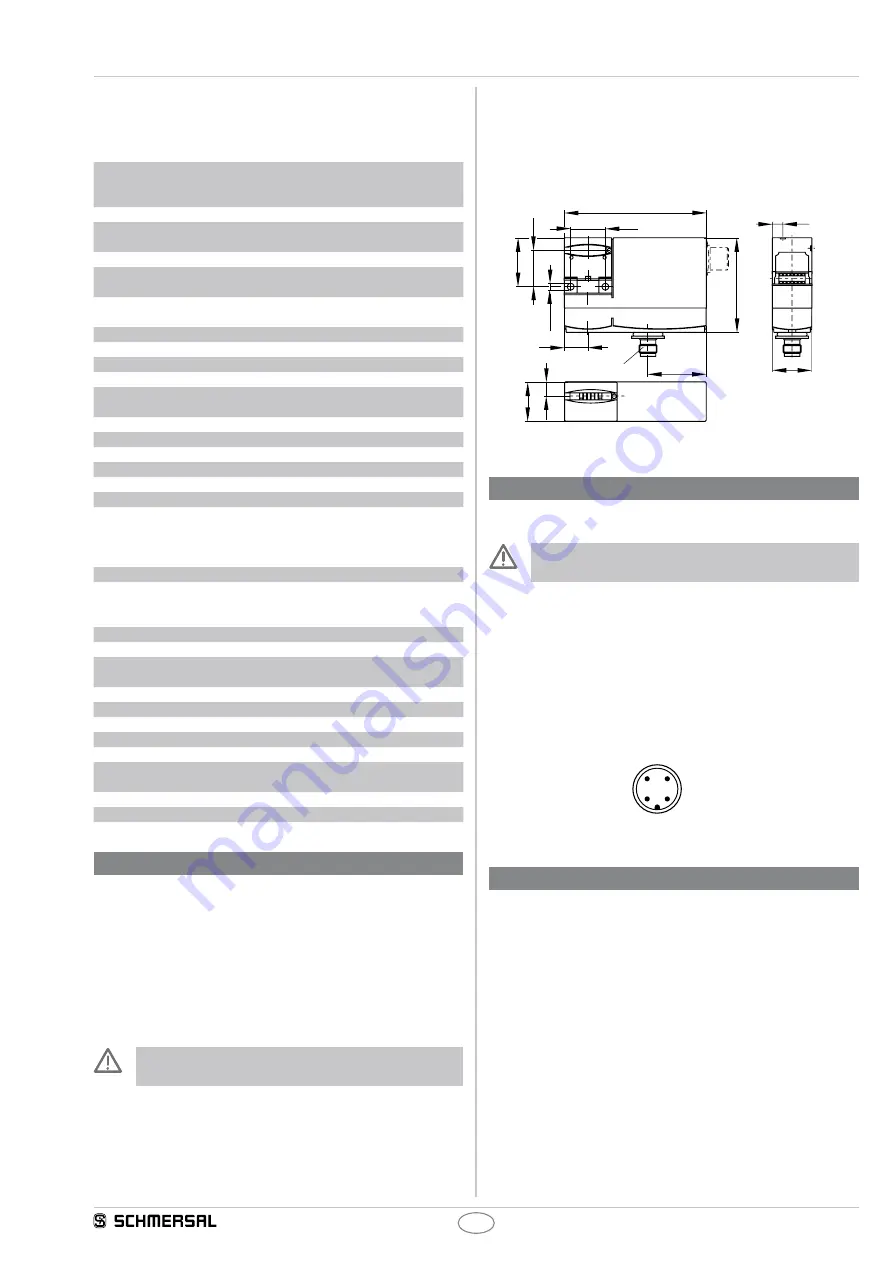 schmersal AZM 170 AS Series Operating Instructions Manual Download Page 3