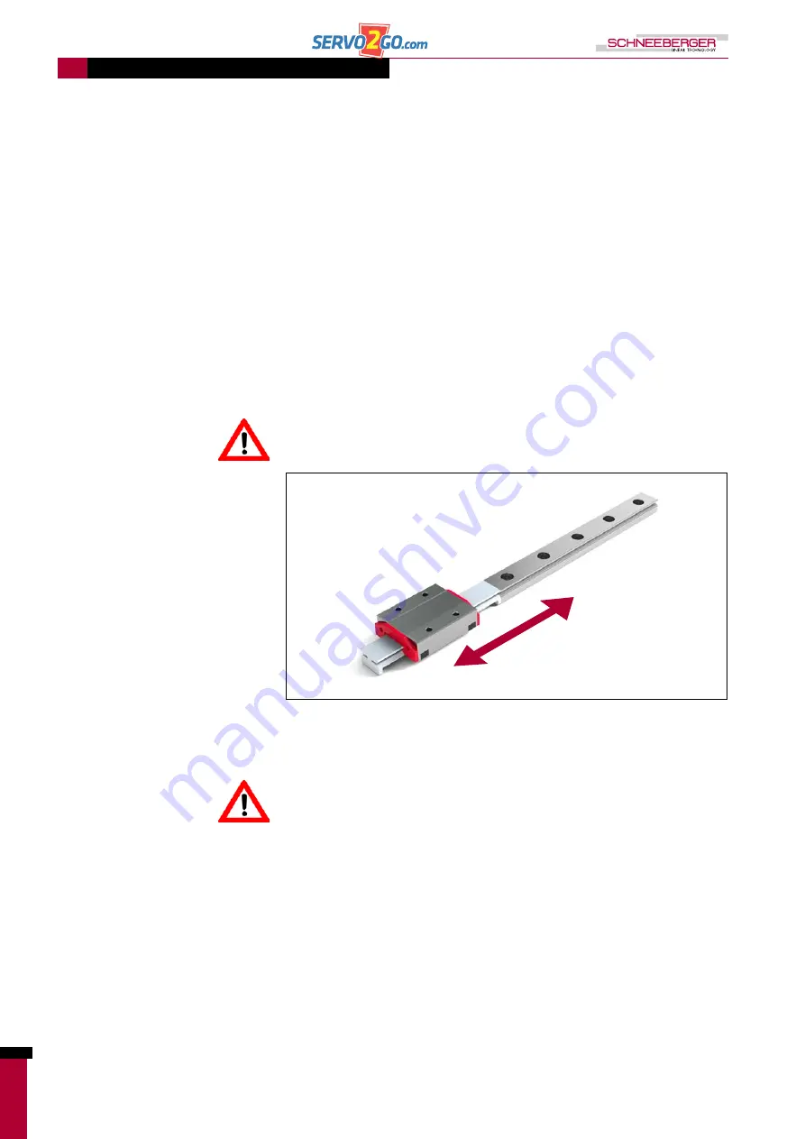 Schneeberger MINIRAIL Скачать руководство пользователя страница 12