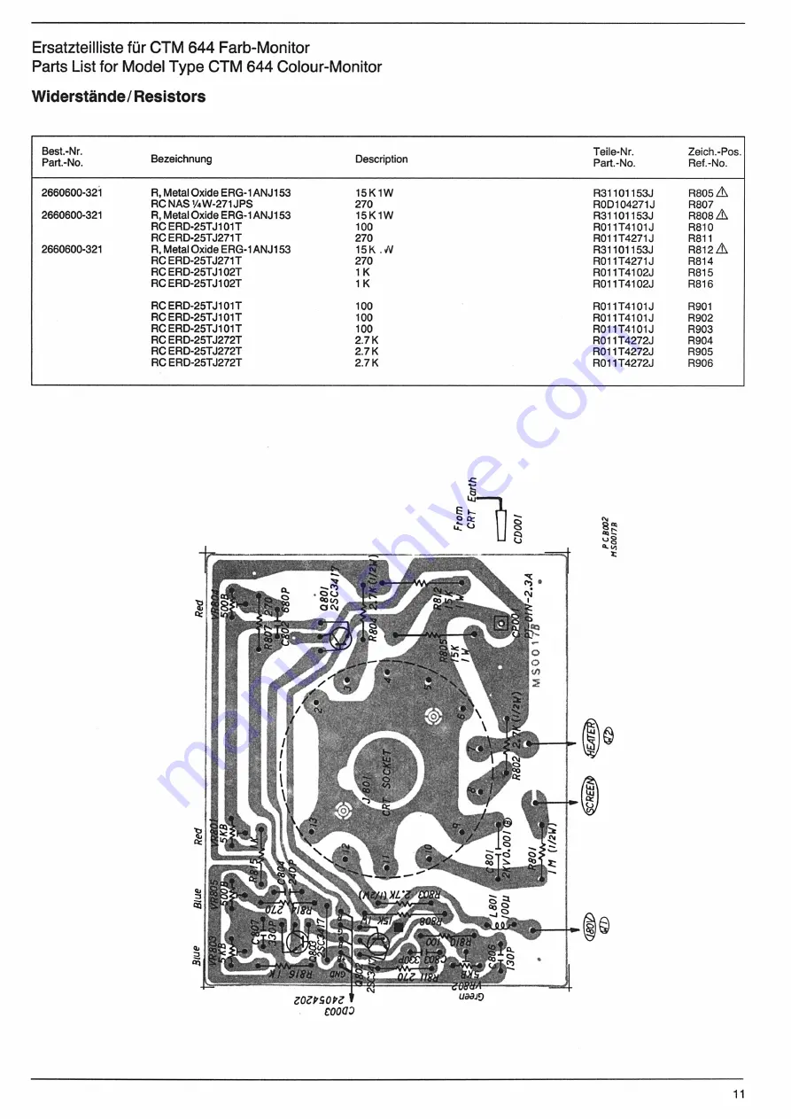 Schneider Computer Division CTM 644 Farb-Monitor Скачать руководство пользователя страница 10