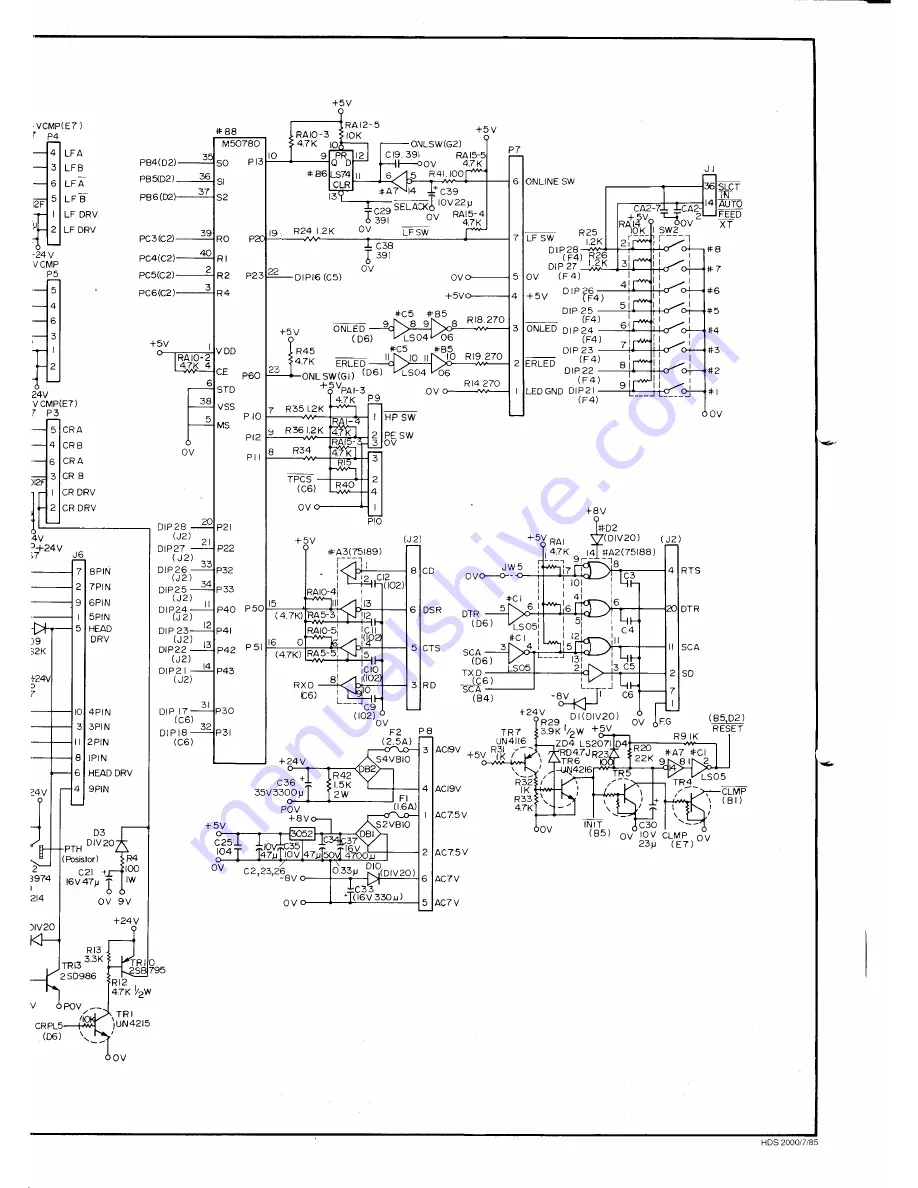 Schneider Computer Division NLQ 401 Service Manual Download Page 22