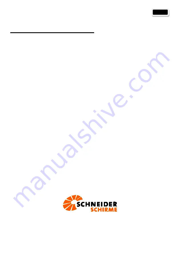 Schneider Schirme 776-00 Assembly And Operating Instructions Manual Download Page 181