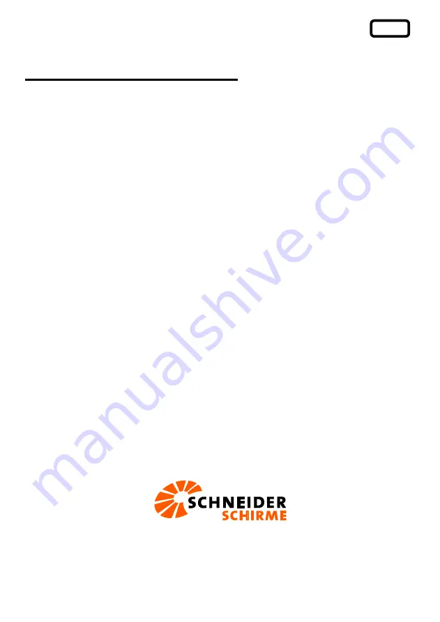 Schneider Schirme Rhodos 782-00 Series Assembly And Operating Instructions Manual Download Page 73