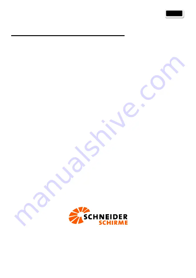 Schneider Schirme Rhodos 782-00 Series Assembly And Operating Instructions Manual Download Page 133