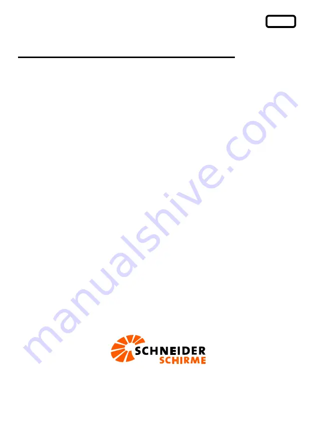 Schneider Schirme Rhodos 782-00 Series Assembly And Operating Instructions Manual Download Page 169