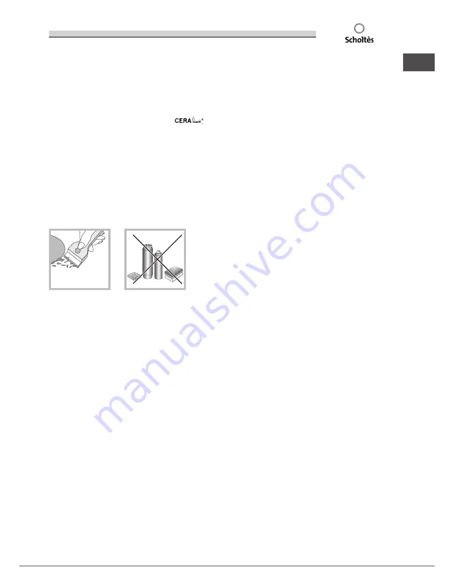 SCHOLTES CP 965 R S Operating Instructions Manual Download Page 23