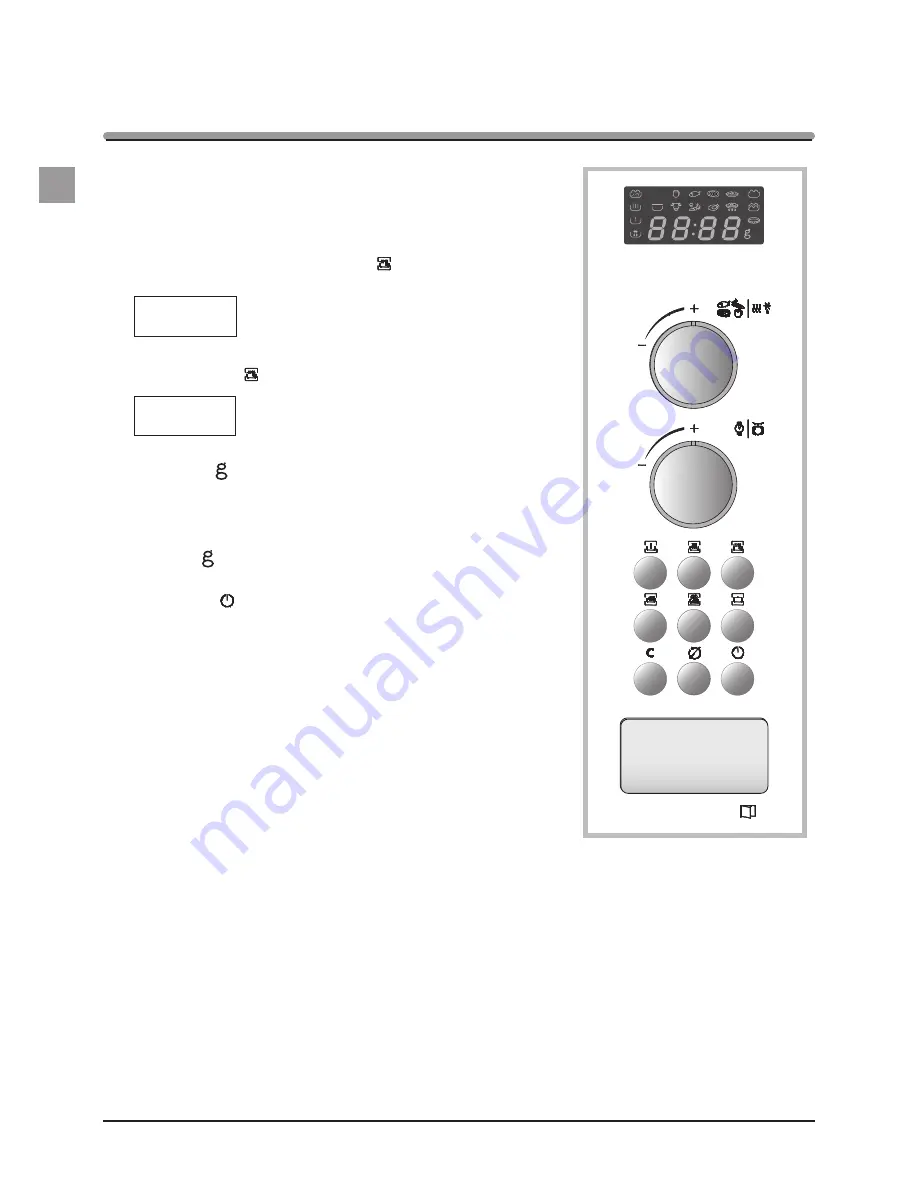 SCHOLTES MICROWAVE OVEN Скачать руководство пользователя страница 12