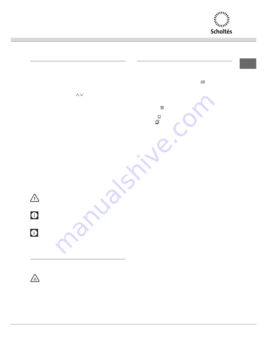 SCHOLTES SCM2 Instructions Manual Download Page 6