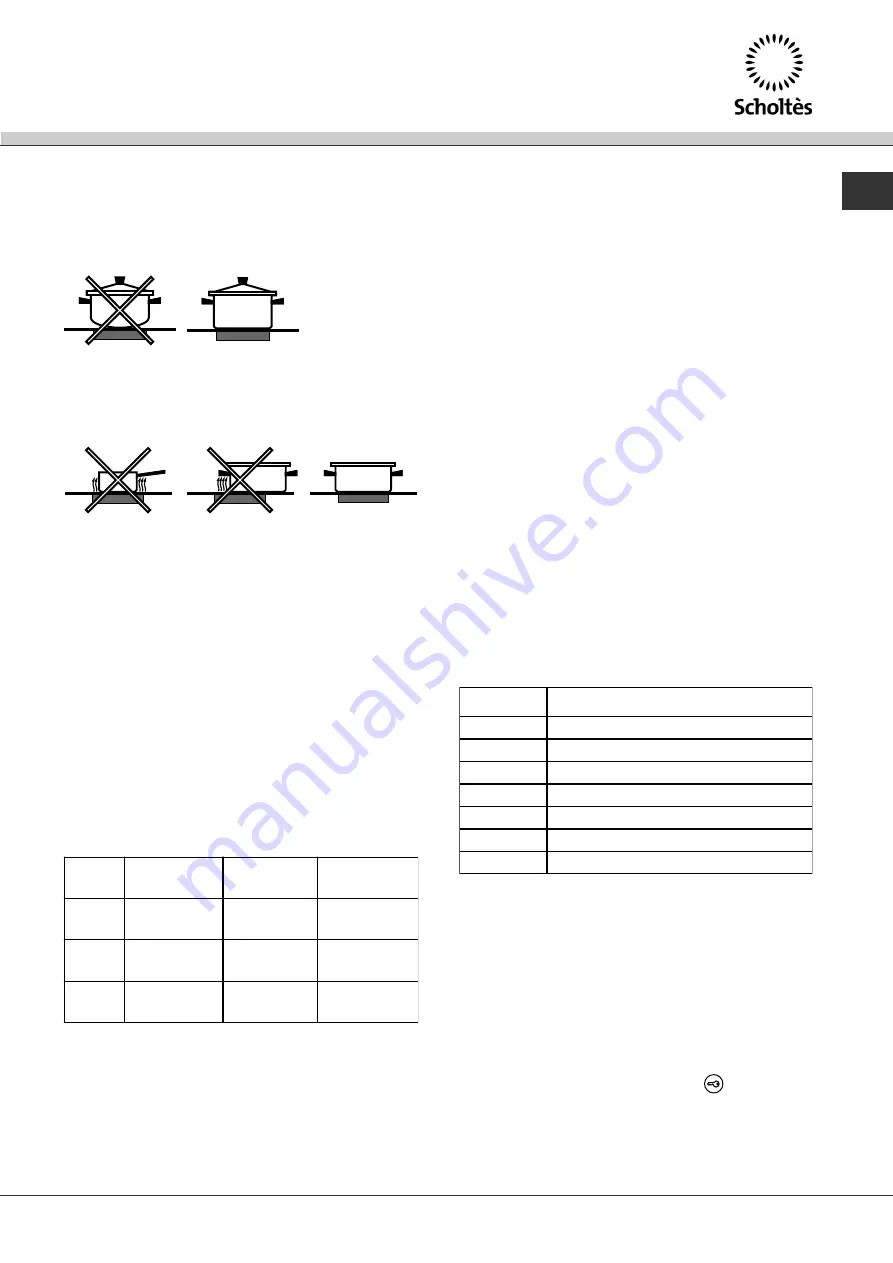 SCHOLTES TT 6044 Operating Instructions Manual Download Page 21