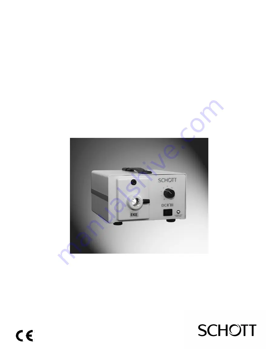 SCHOTT A20800 User Manual Download Page 1