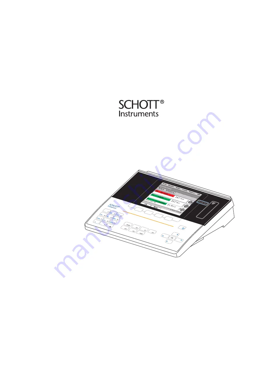 SCHOTT ProLab 4000 Operating Manual Download Page 1