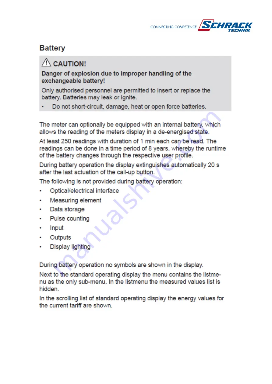 Schrack MGDIZ Series Instructions For Use Manual Download Page 15