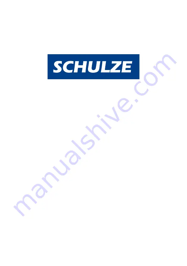 Schulze BluePRESSLine DTG Basic S Instruction Manual Download Page 1