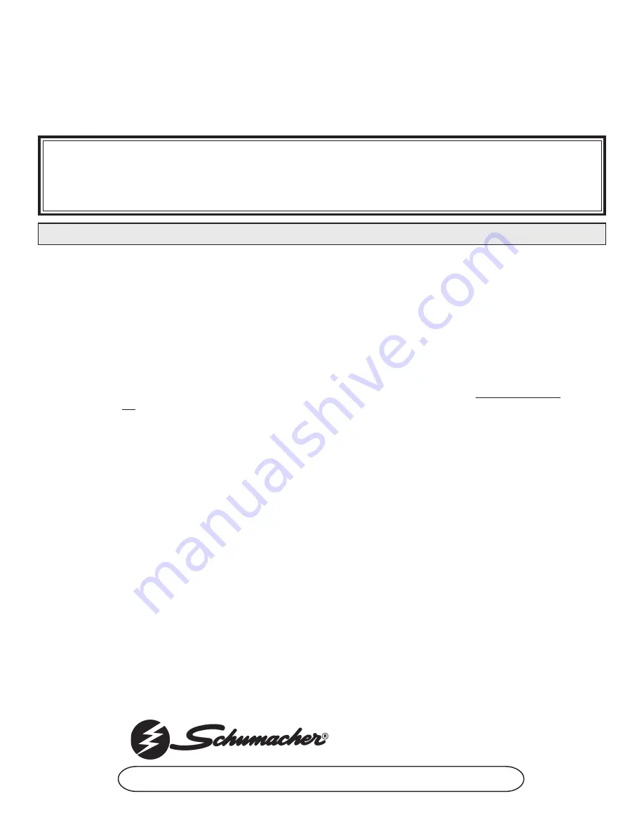 Schumacher 9275A-PE Скачать руководство пользователя страница 1