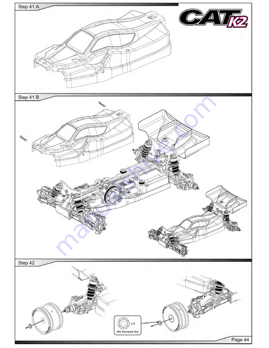 Schumacher CAT K2 Instruction Manual Download Page 44