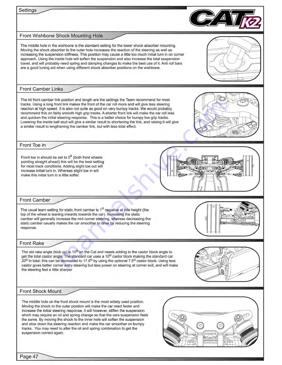 Schumacher CAT K2 Instruction Manual Download Page 47