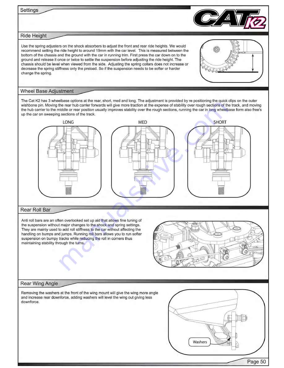 Schumacher CAT K2 Instruction Manual Download Page 50