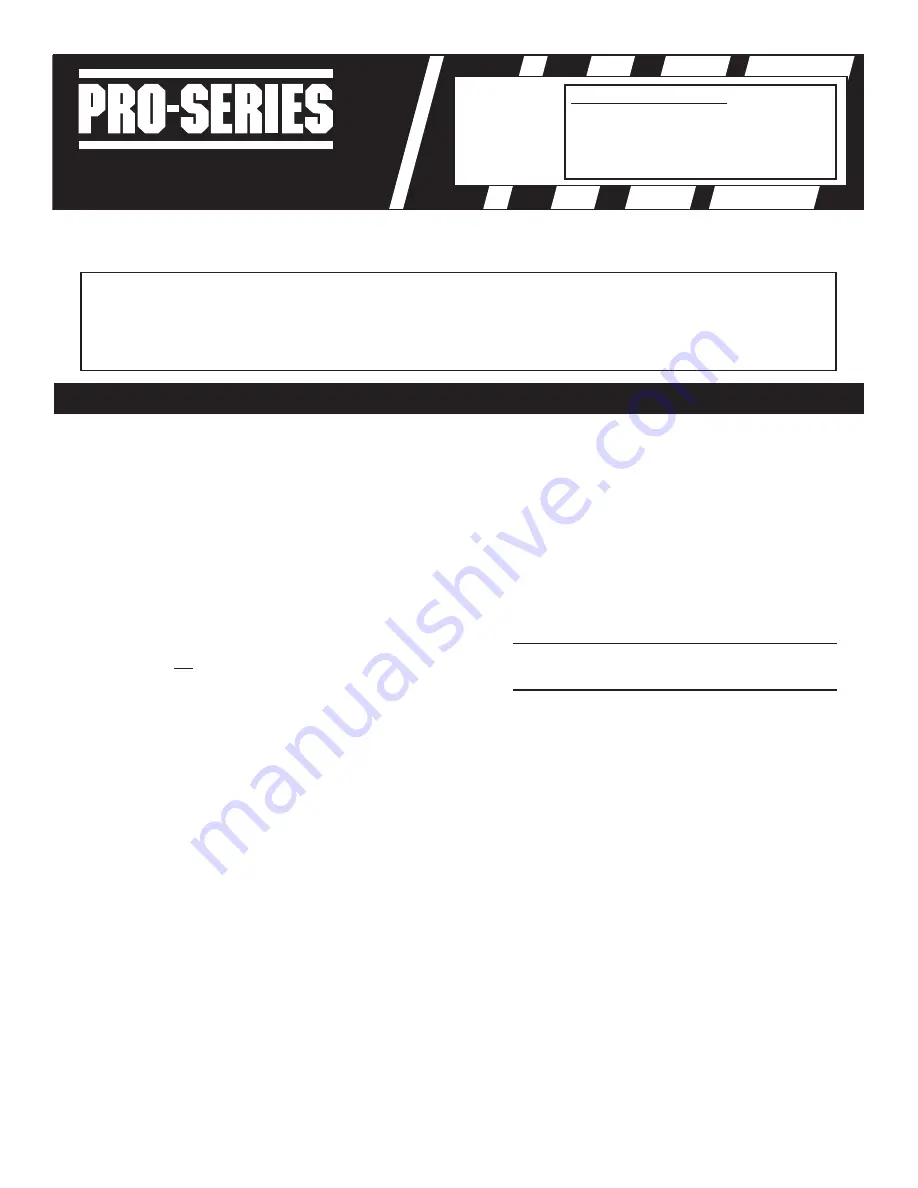 Schumacher PS-1025 Instruction Manual Download Page 1