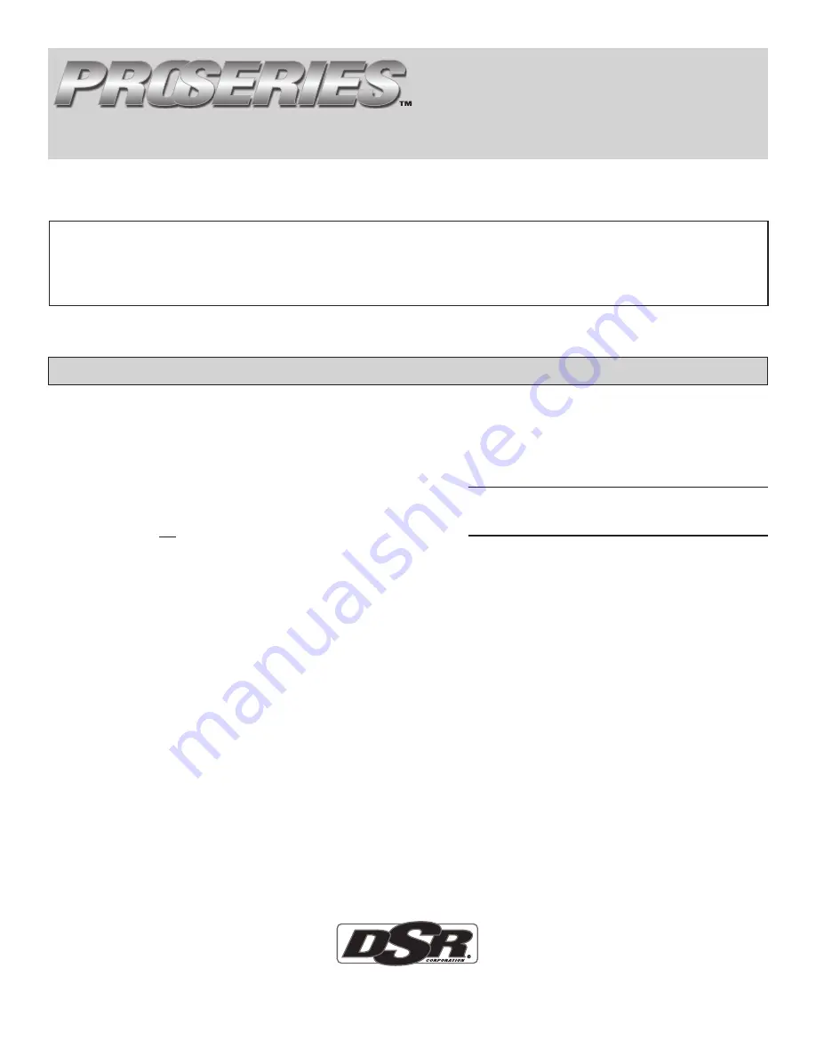 Schumacher PSC-2516A Instruction Manual Download Page 1