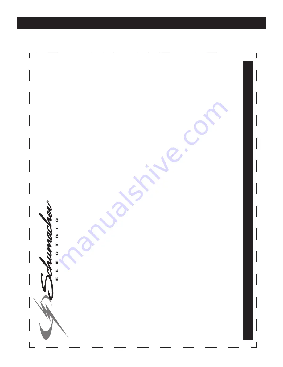 Schumacher RED FUEL SL159 Owner'S Manual Download Page 23