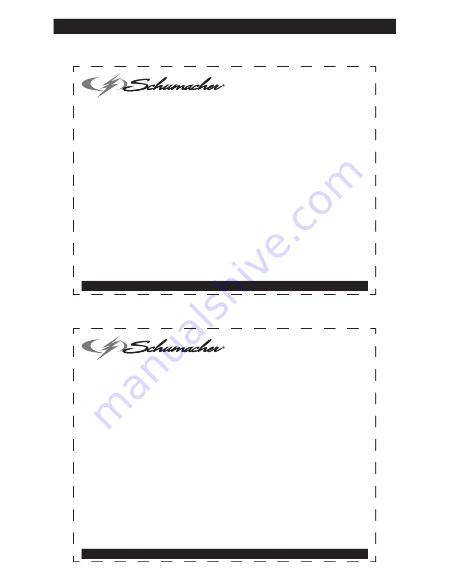 Schumacher SC1400 Owner'S Manual Download Page 31