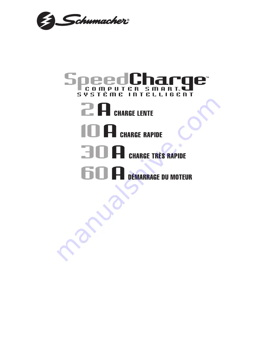 Schumacher SCF-6000A SpeedCharge Owner'S Manual Download Page 17