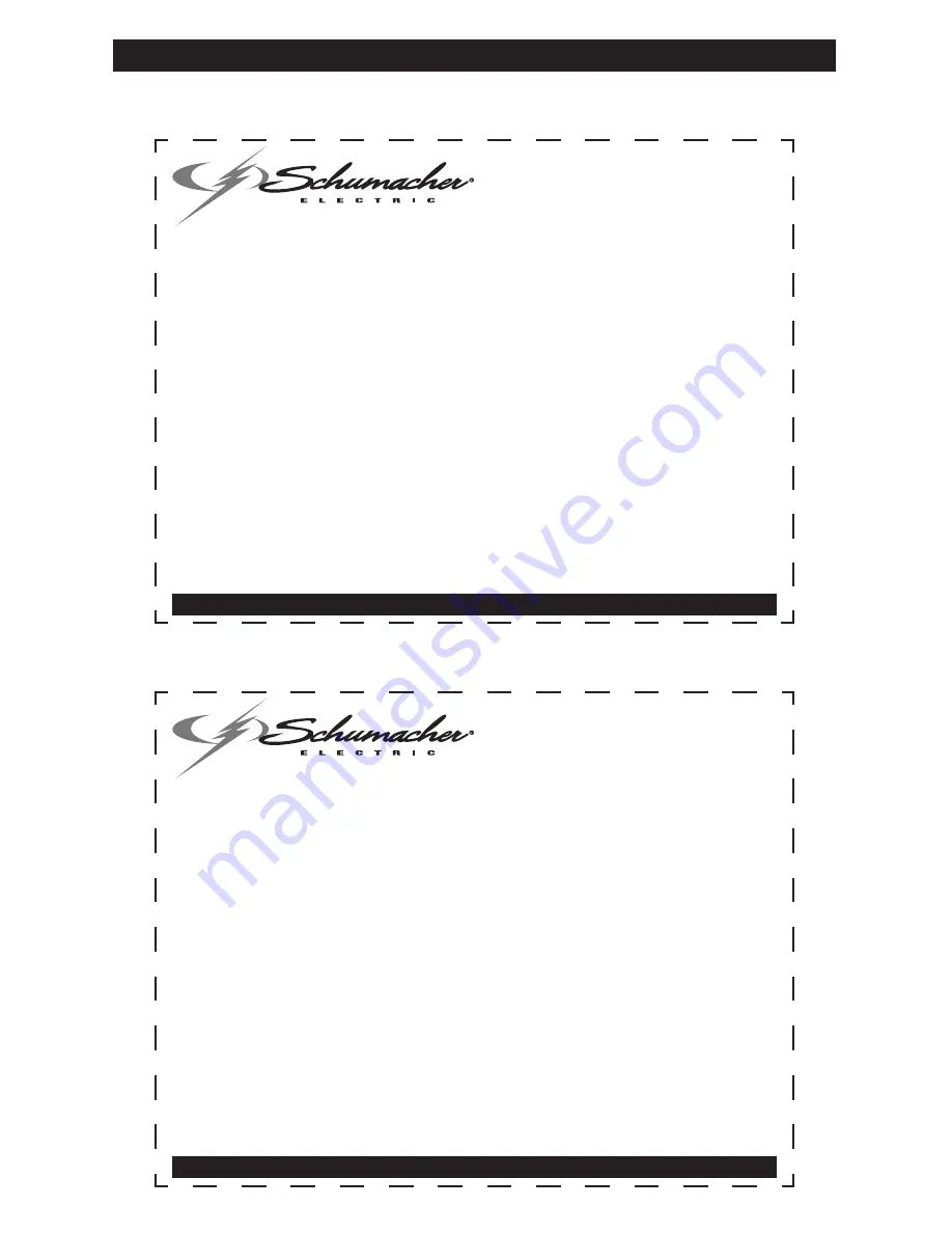 Schumacher SS-15A1-OB Owner'S Manual Download Page 19