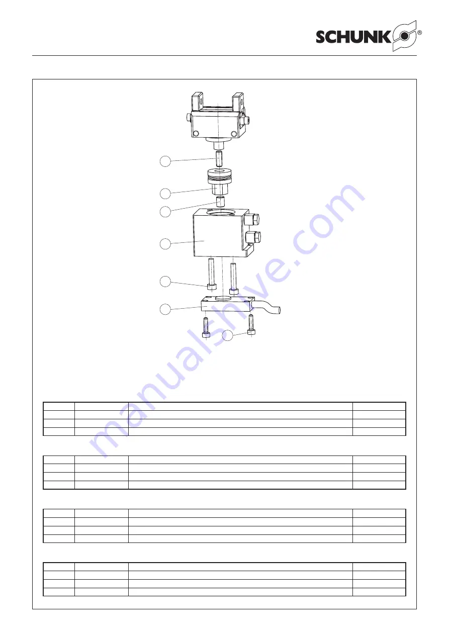 SCHUNK 340 006 Assembly And Operating Manual Download Page 12