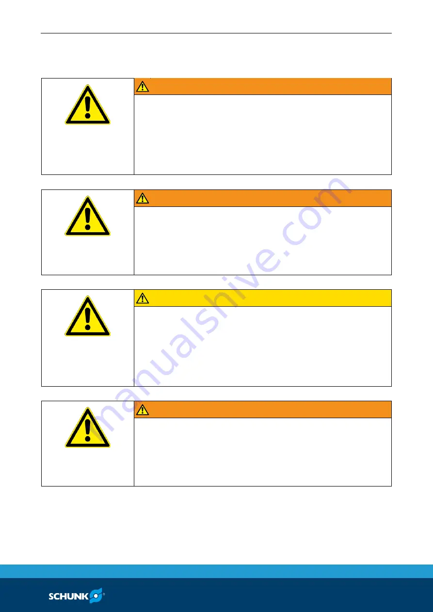 SCHUNK FDB 1040 Assembly And Operating Manual Download Page 9