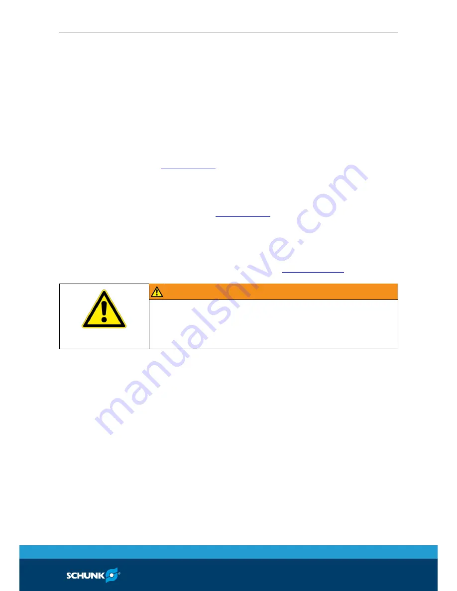 SCHUNK HSA 160 Assembly And Operating Manual Download Page 23