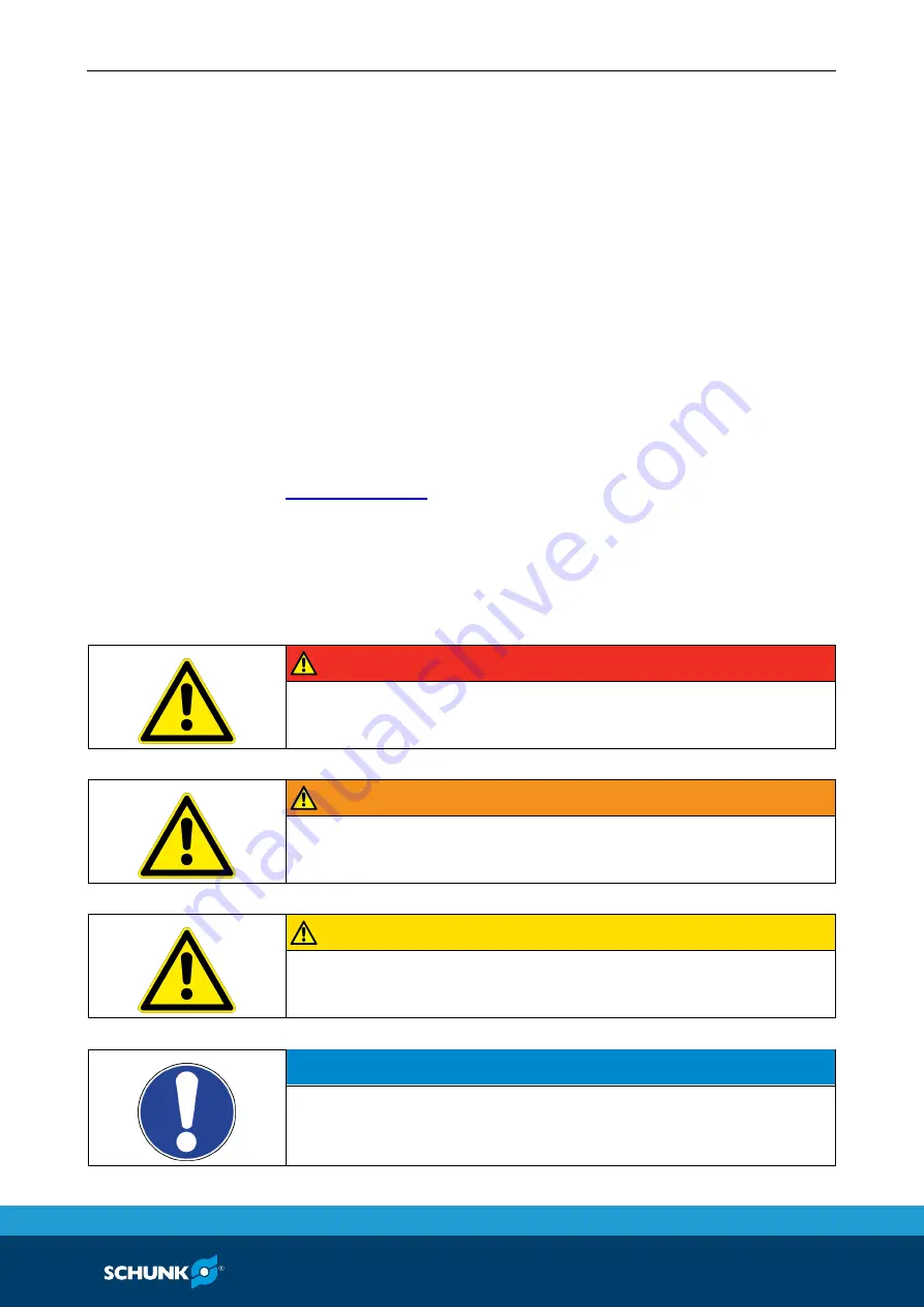 SCHUNK KSP plus-BWM Series Assembly And Operating Manual Download Page 5