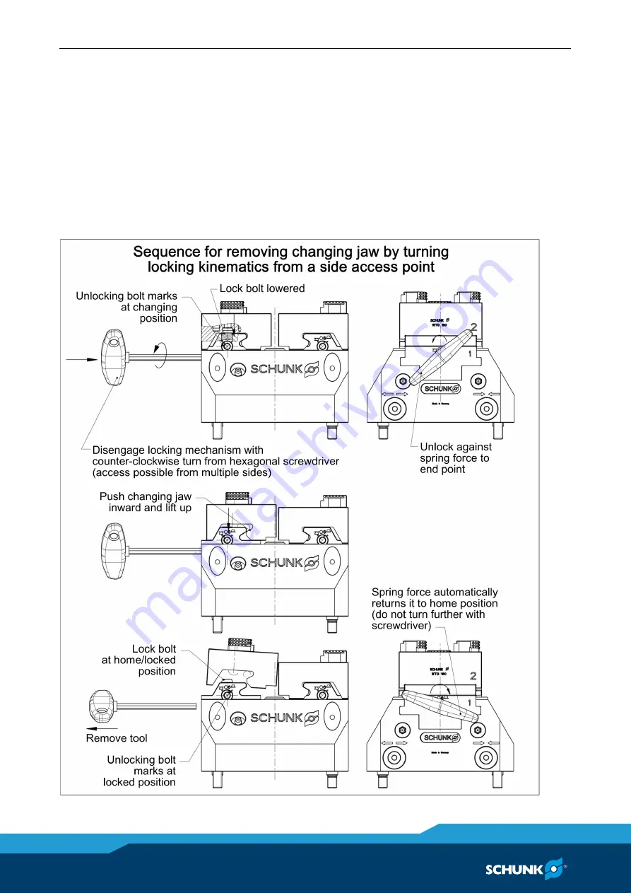 SCHUNK KSP plus-BWM Series Assembly And Operating Manual Download Page 32