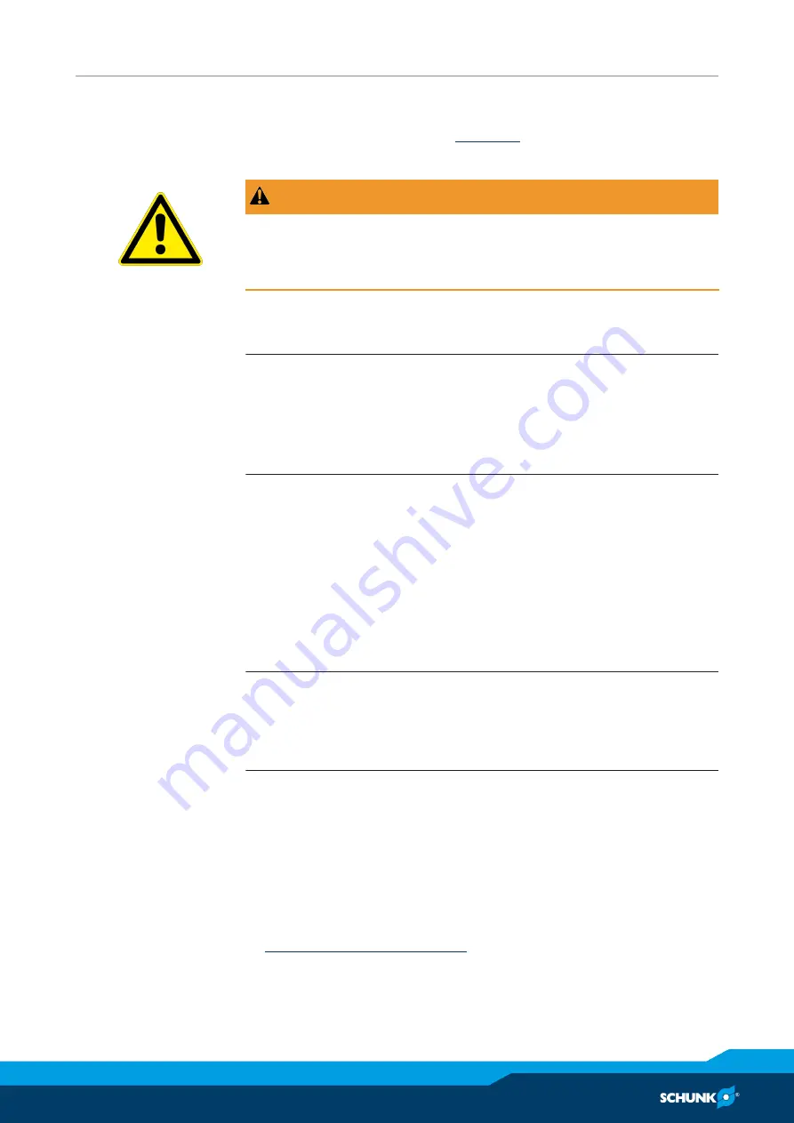 SCHUNK MPG 16 Assembly And Operating Manual Download Page 41