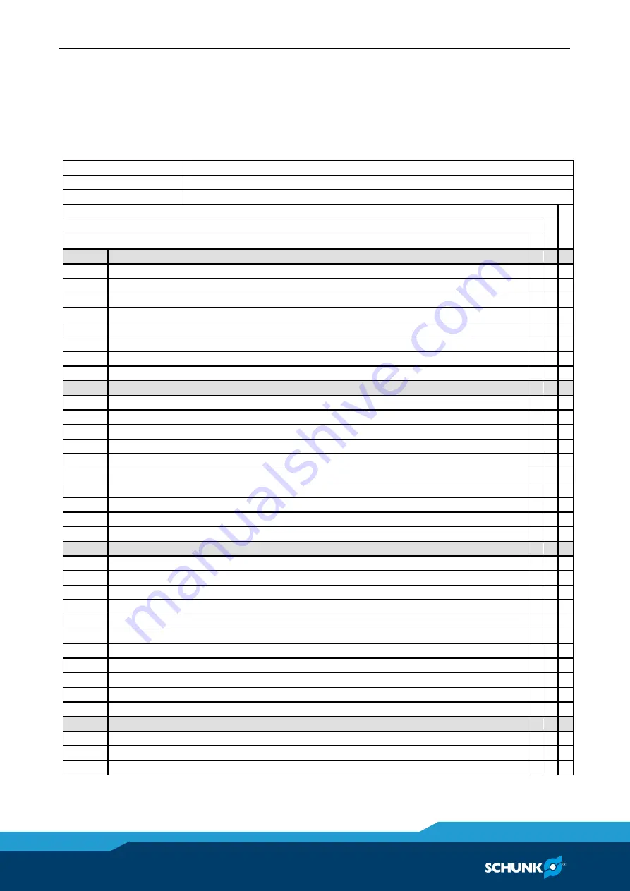 SCHUNK NST3 400-250 Assembly And Operating Manual Download Page 42