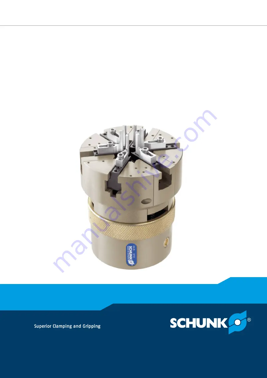 SCHUNK ORG 85 Assembly And Operating Manual Download Page 1