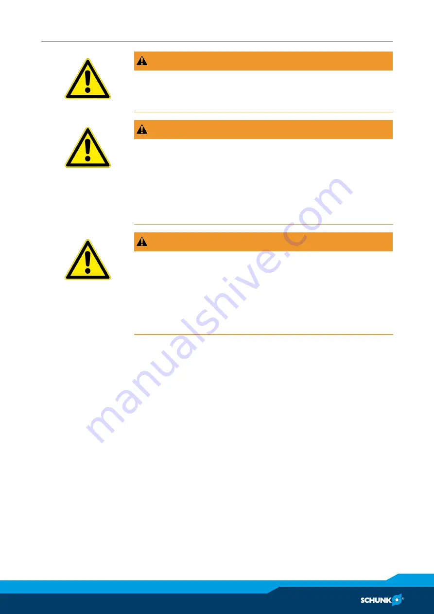 SCHUNK ORG 85 Assembly And Operating Manual Download Page 17