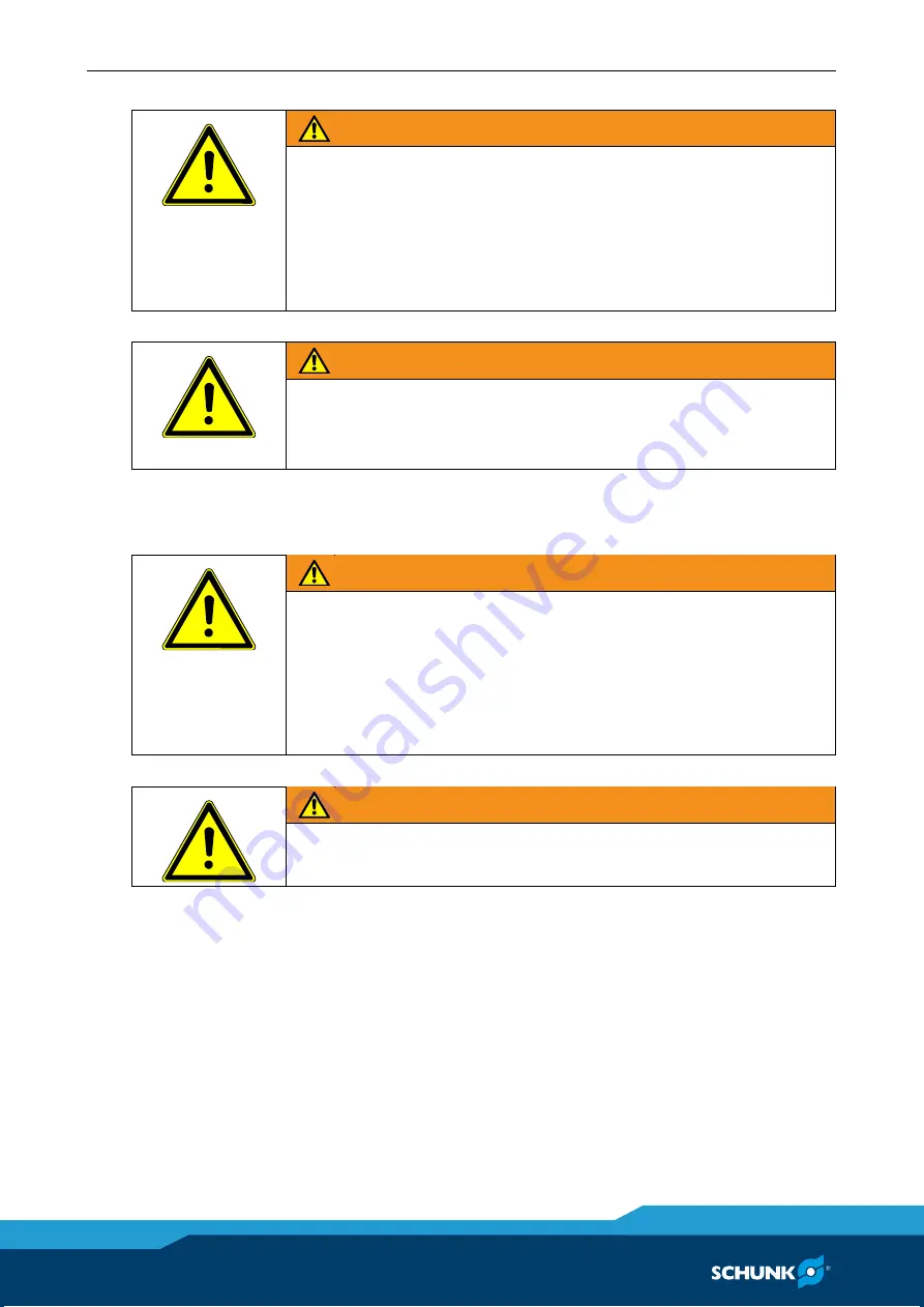 SCHUNK PFH 30 Assembly And Operating Manual Download Page 10