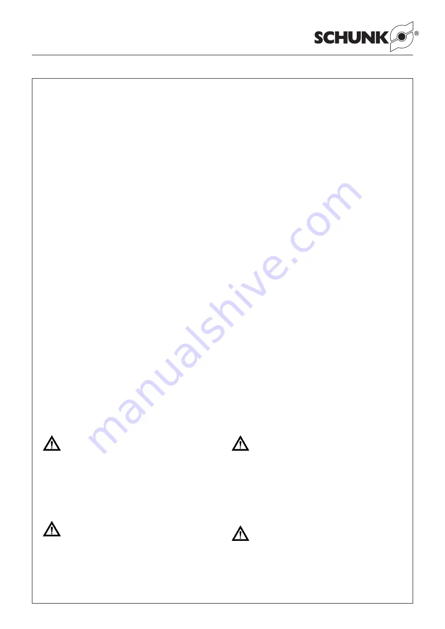 SCHUNK PGN-plus Assembly And Operating Manual Download Page 10