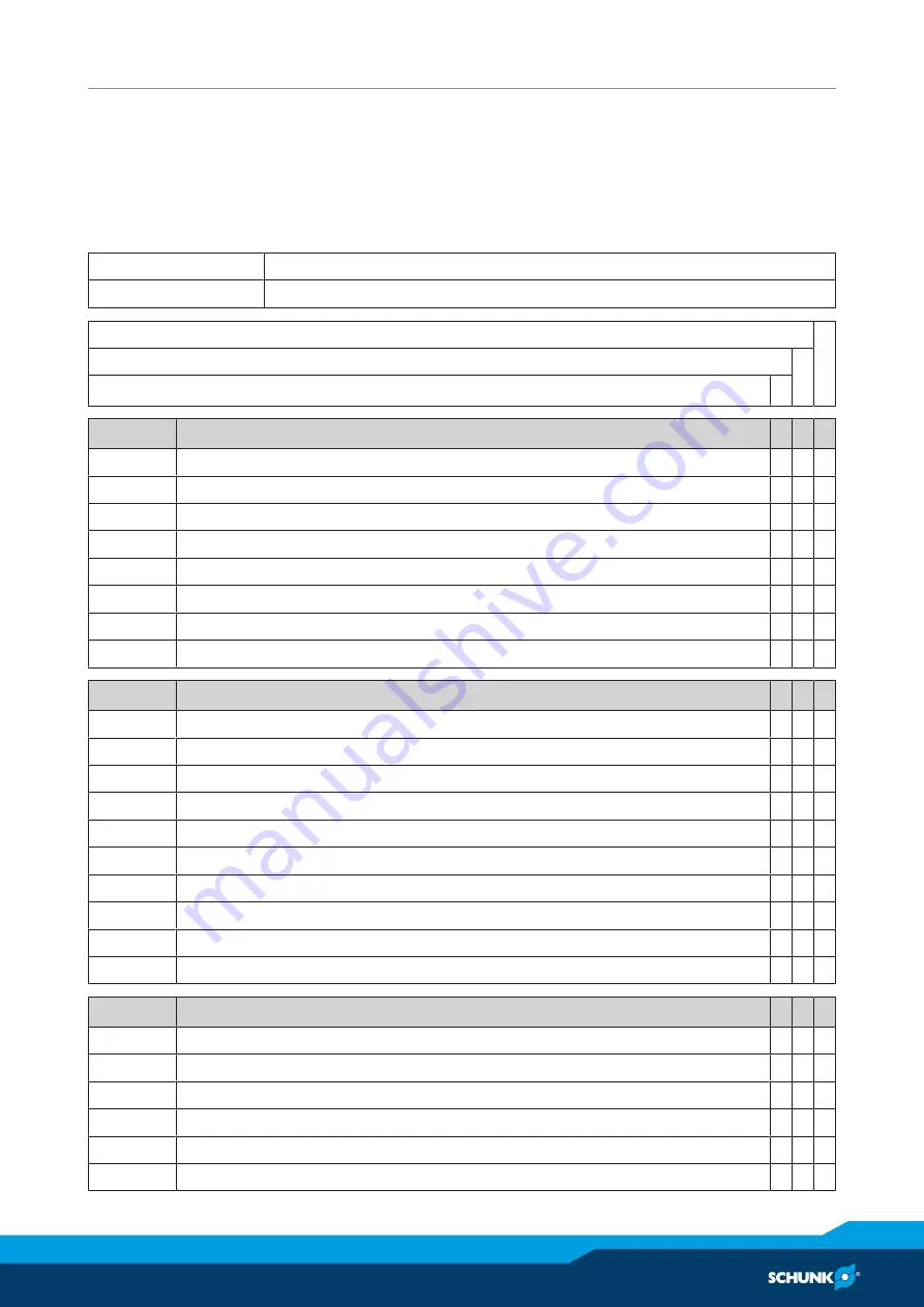 SCHUNK PPU-E Assembly And Operating Manual Download Page 73