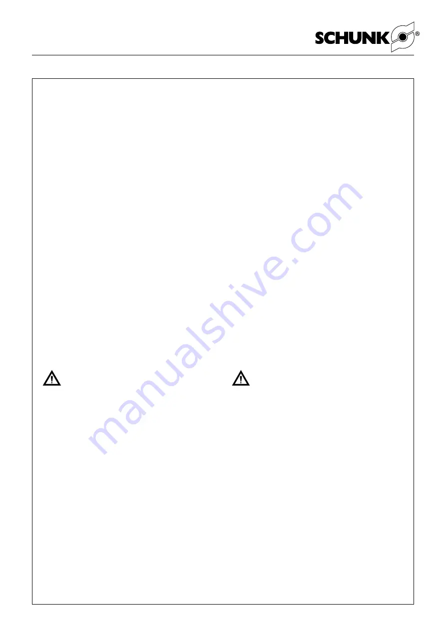 SCHUNK PSK 45 Assembly And Operating Manual Download Page 5