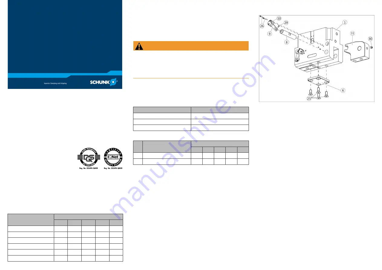 SCHUNK PWG 65-230 Repair Instructions Download Page 2