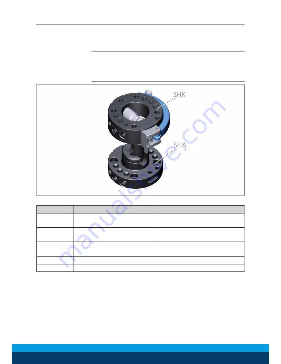 SCHUNK SHS 100 Assembly And Operating Manual Download Page 16