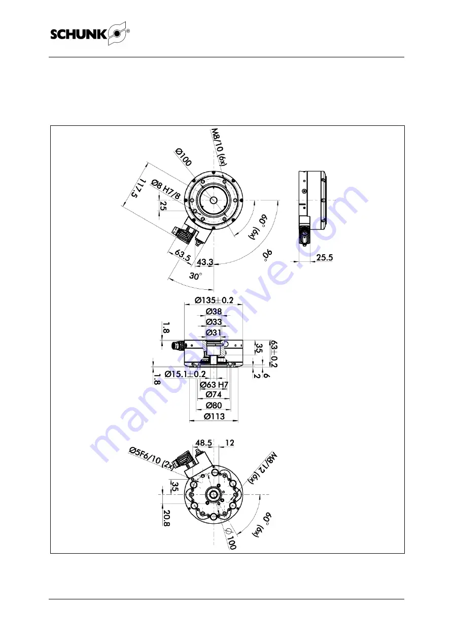 SCHUNK STM 560V Series Assembly And Operating Manual Download Page 67