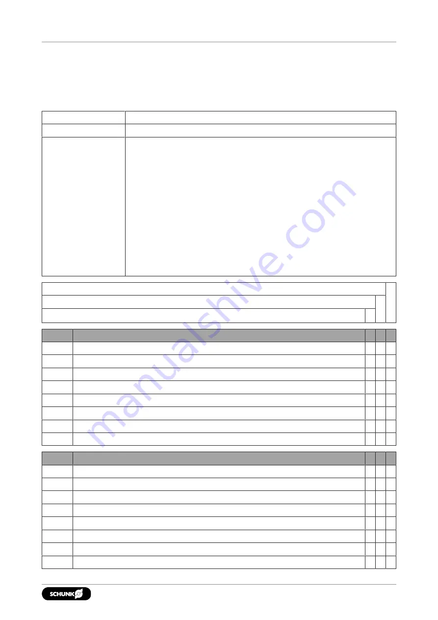 SCHUNK TANDEM KSP3 Assembly And Operating Manual Download Page 47