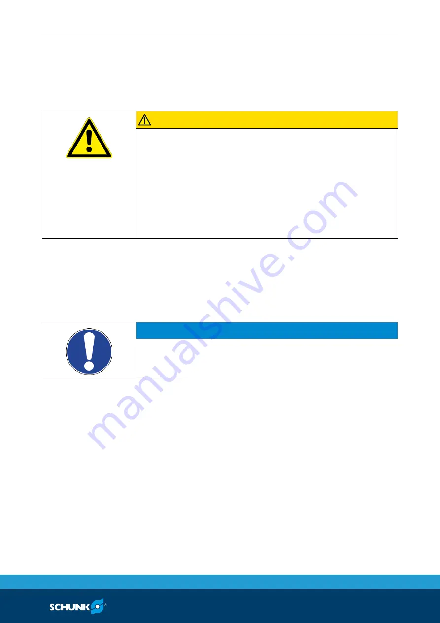 SCHUNK VERO-S NSE plus 100-75 Translation Of Original Operating Manual Download Page 55