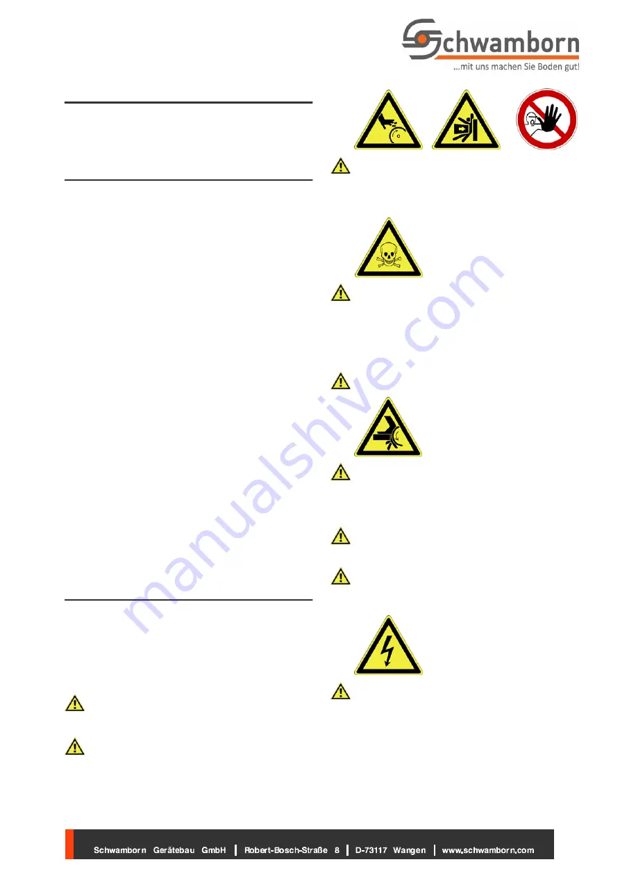 Schwamborn 716500 Translation Of The Original Operating Manual Download Page 7