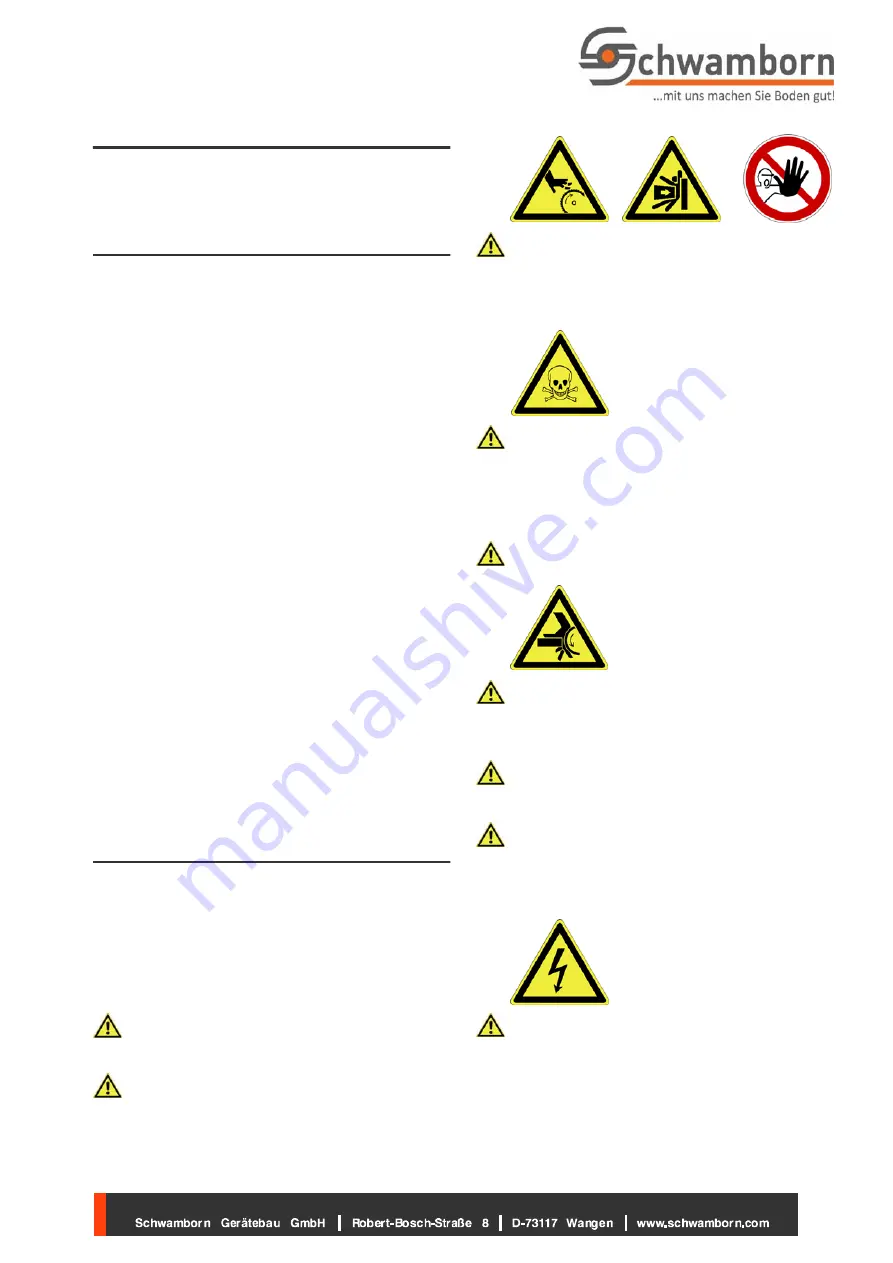 Schwamborn 716500 Translation Of The Original Operating Manual Download Page 49