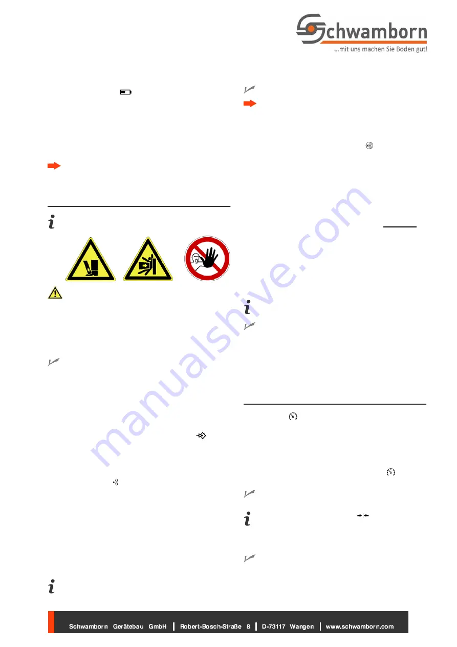 Schwamborn 716500 Translation Of The Original Operating Manual Download Page 53