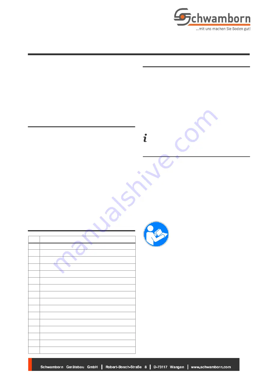 Schwamborn BAS 1500E Translation Of Original Operating Manual Download Page 9