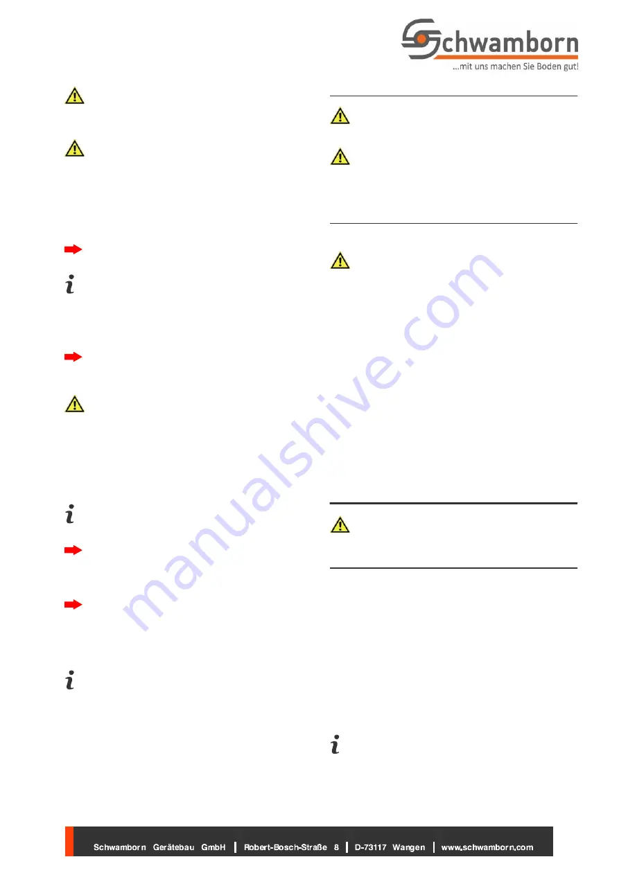 Schwamborn BEF 320EX Original Operating Manual Download Page 35